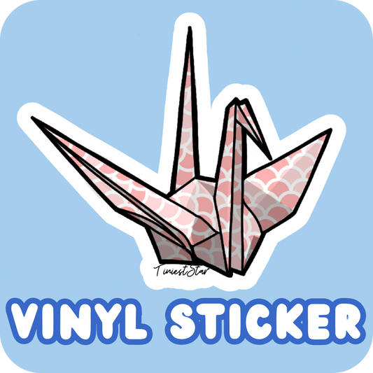Vinyl Sticker - Origami Crane