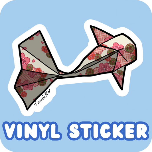 Vinyl Sticker - Origami Koi