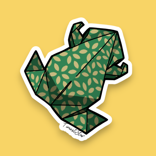 Sticker - Origami Frog