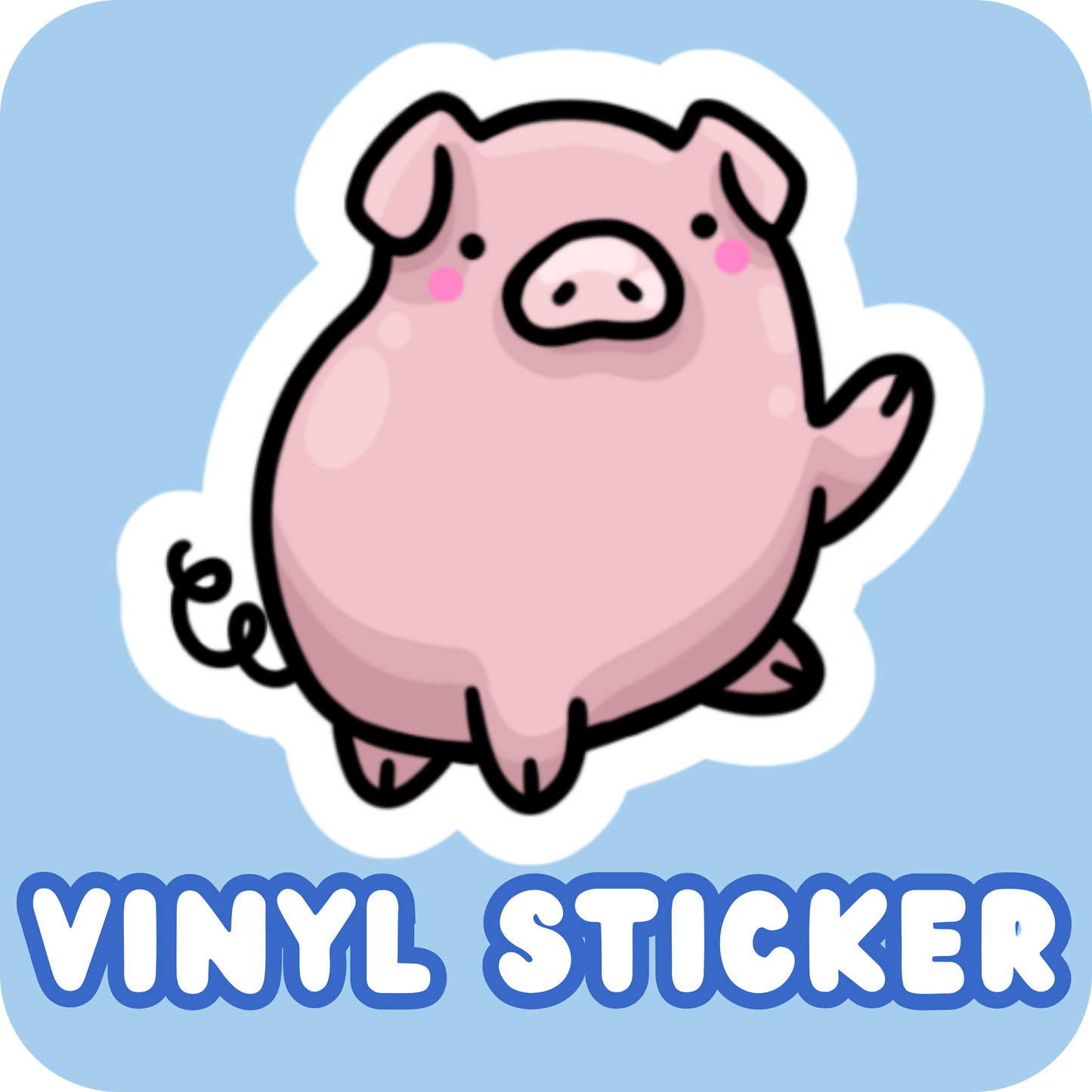 Vinyl Sticker - Piggy