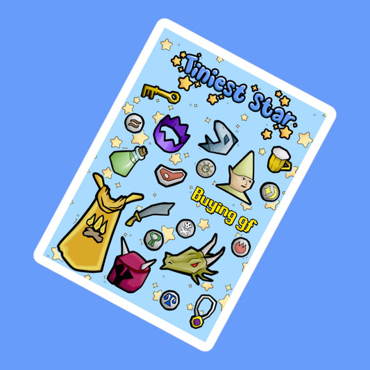 Sticker Sheet - Runescape