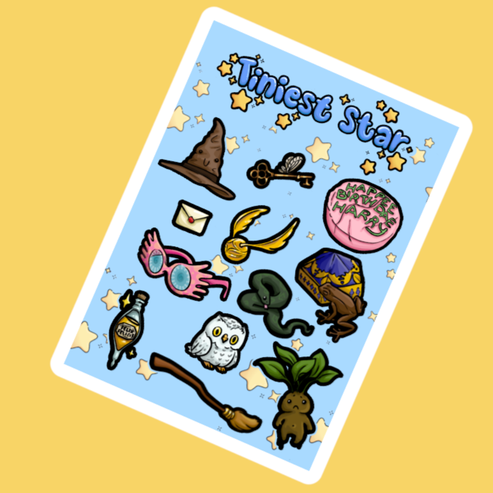 Sticker Sheet - HP Wizarding World