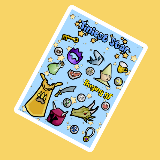 Sticker Sheet - Runescape