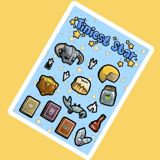 Sticker Sheet - Skyrim