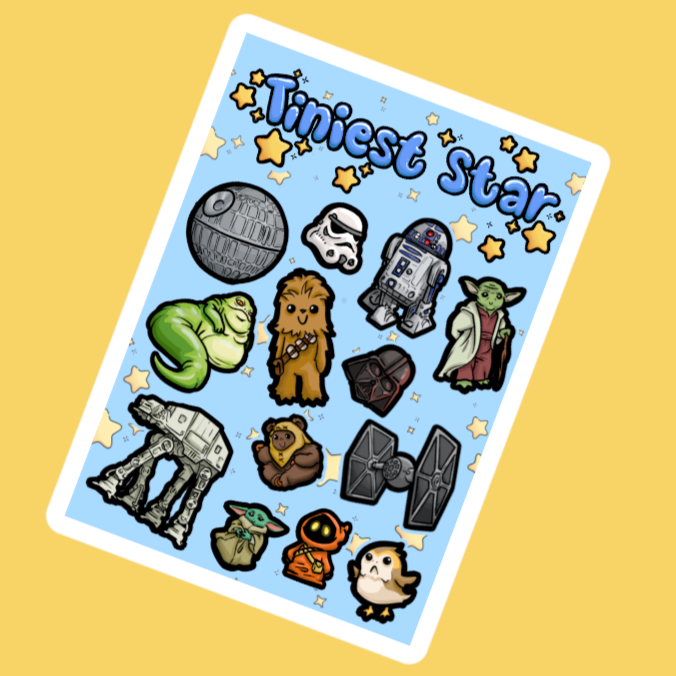 Sticker Sheet - Star Wars