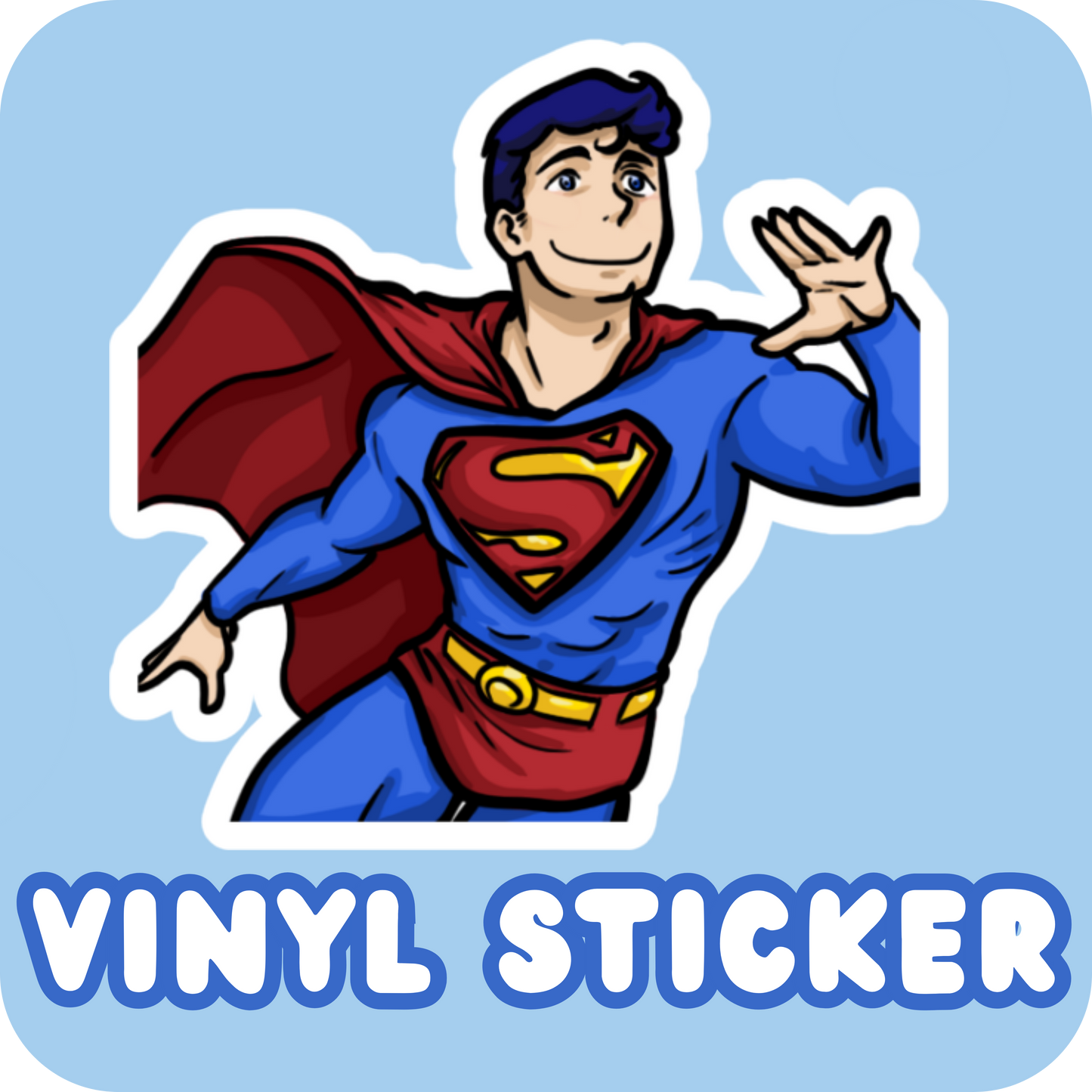Vinyl Sticker - Super Happy Guy