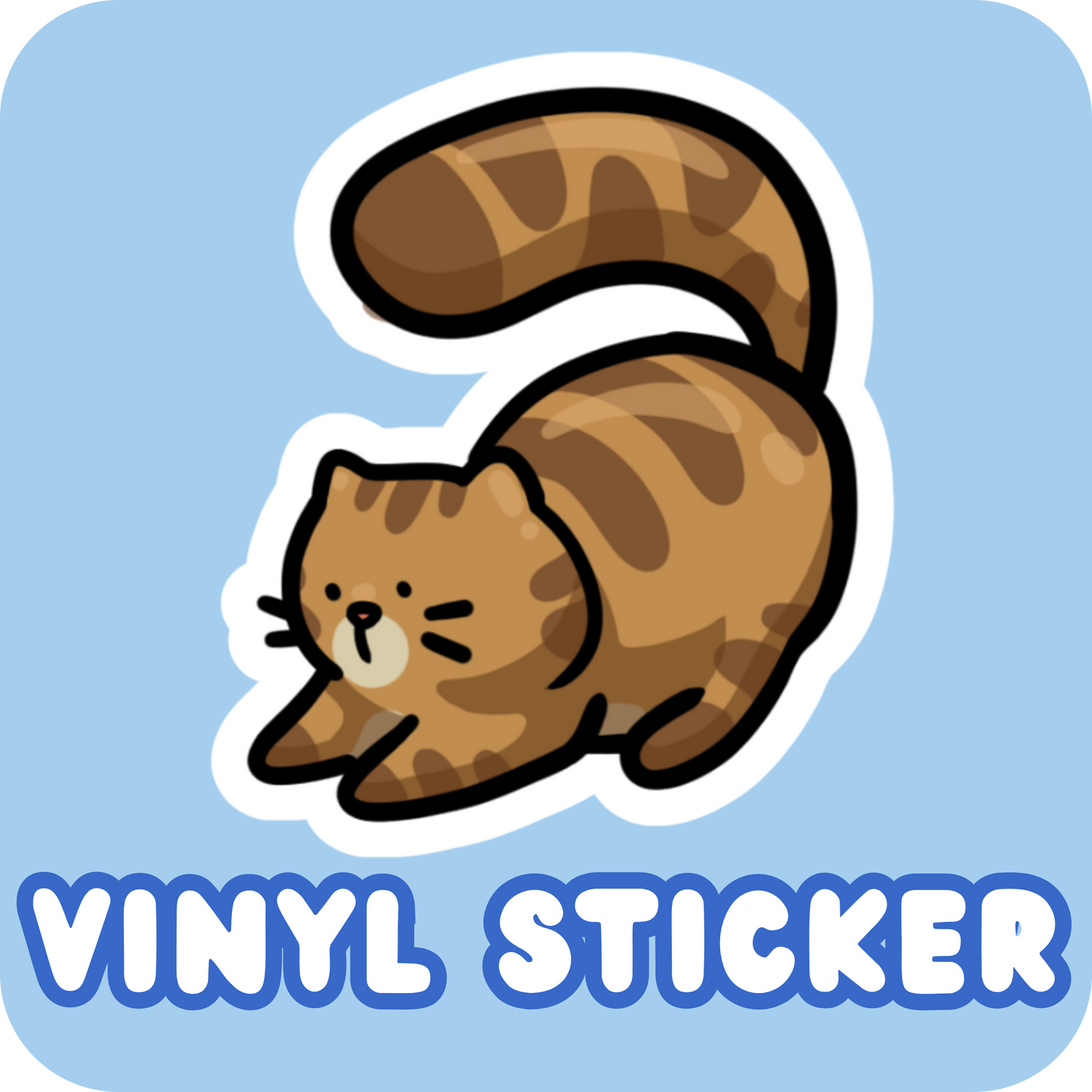 Vinyl Sticker - Mister Tabby